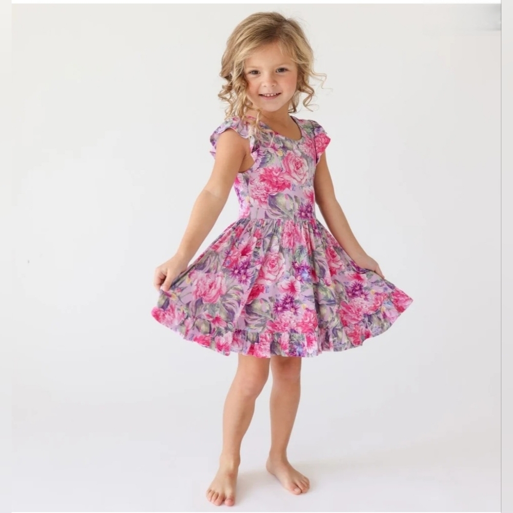 Posh Peanut Ruffled Twirl Dress